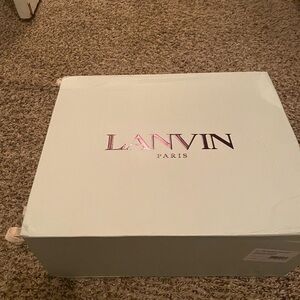 Lanvin Paris Shoe Box